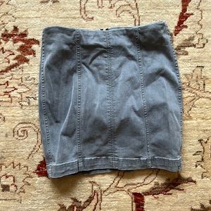 Brand new grey free people skirt